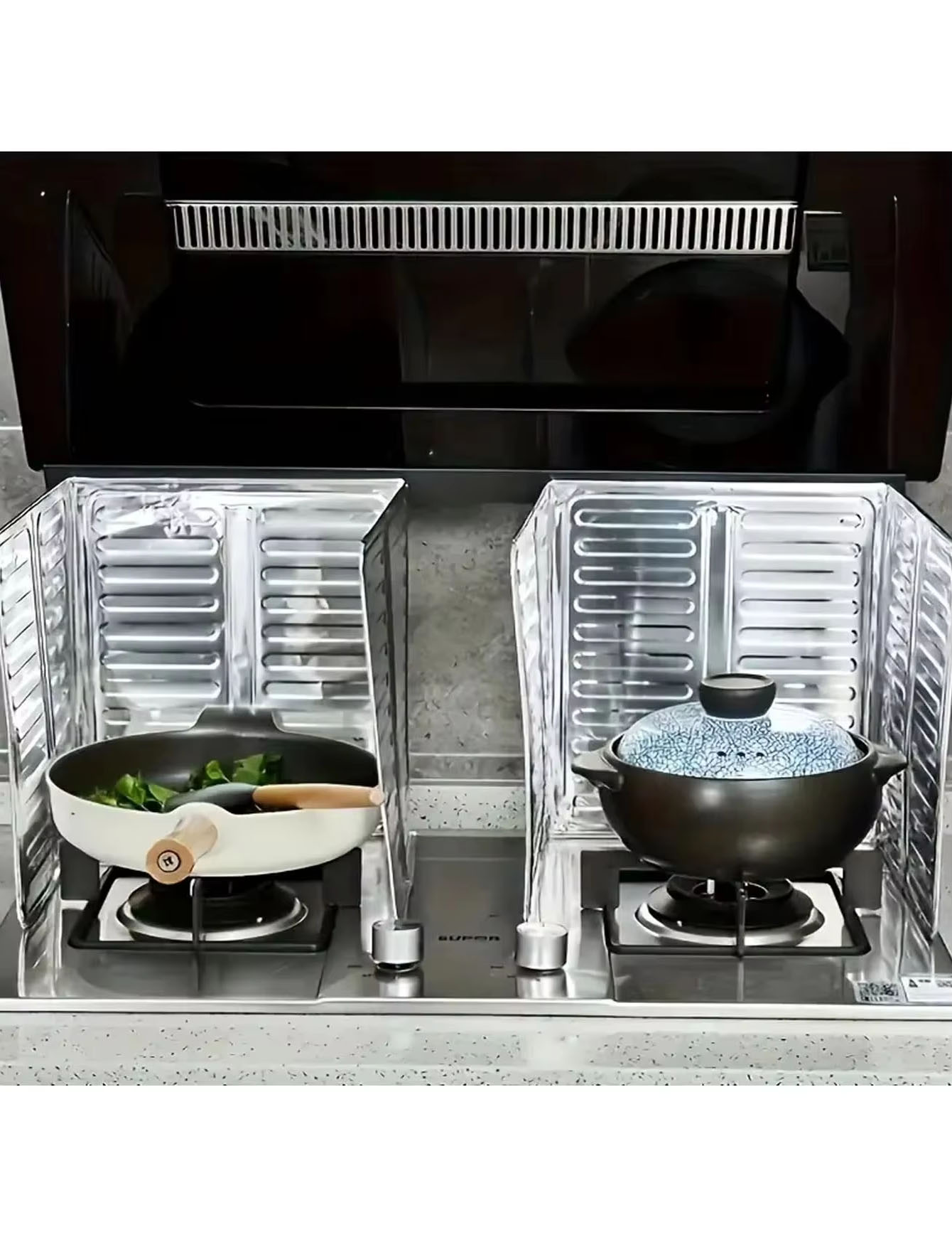 Home Cooking Gas Stove - Barrière anti-huile pour cuisine, barrière anti-huile