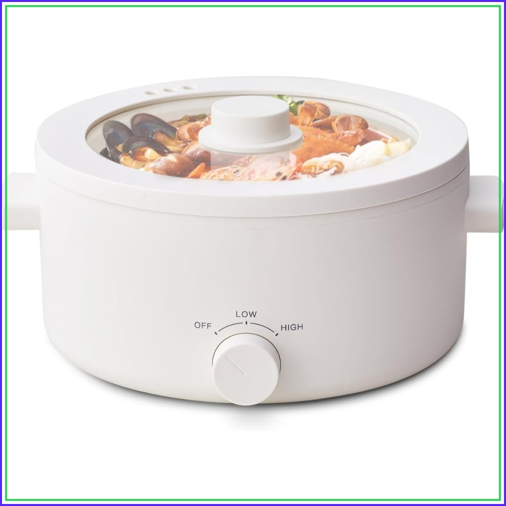 Hot Pot Portable Dual - Marmite électrique, pot portable de 3