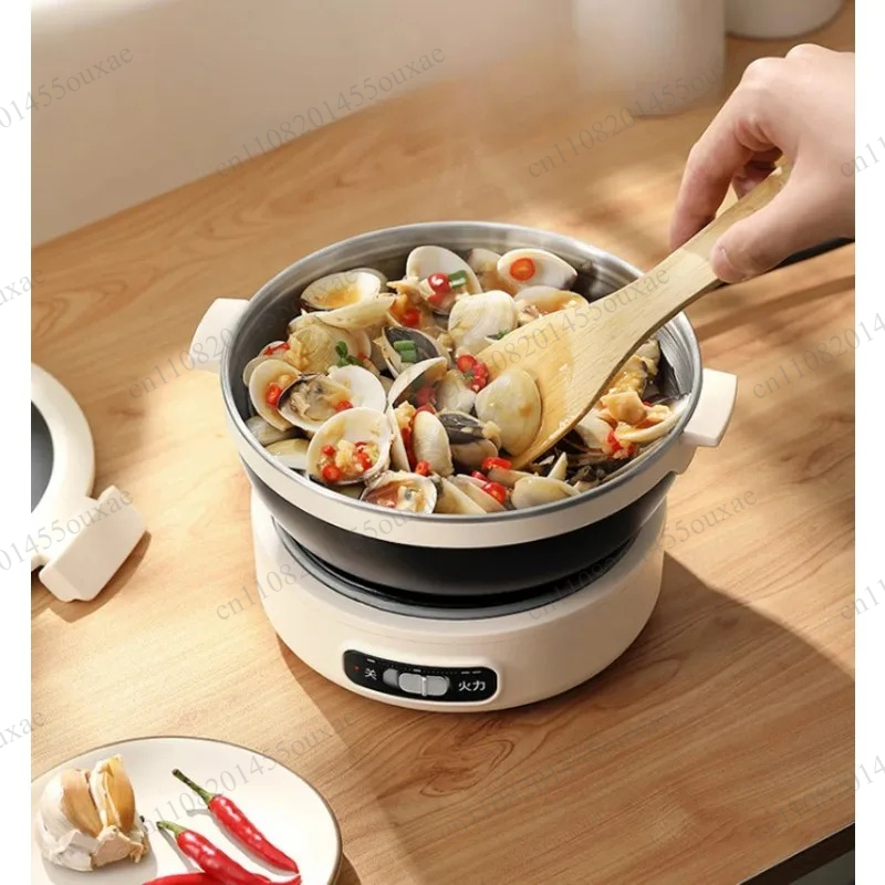 Hot Pot Portable Dual - Casserole électrique portable 220V pliable multifonction,