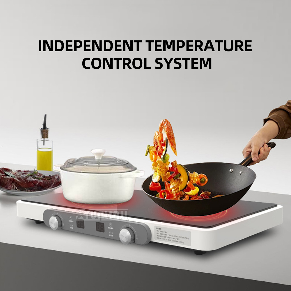 Hot Pot Portable Dual - Table de cuisson à induction double