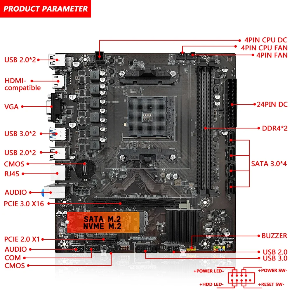 MACHINIST B450 carte mère proc - Home Cooking Videos avis et prix